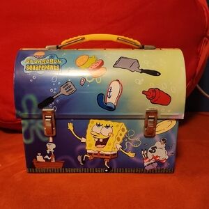 Collectible SpongeBob SquarePants Employee Of The Month Lunch Box From 2001.